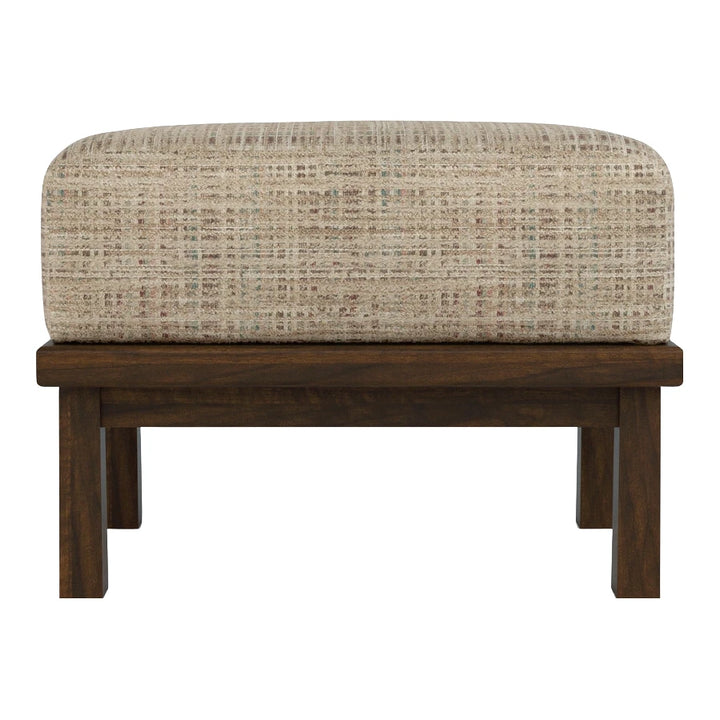 Hudson Valley Wood-Frame Ottoman Living Room Stickley