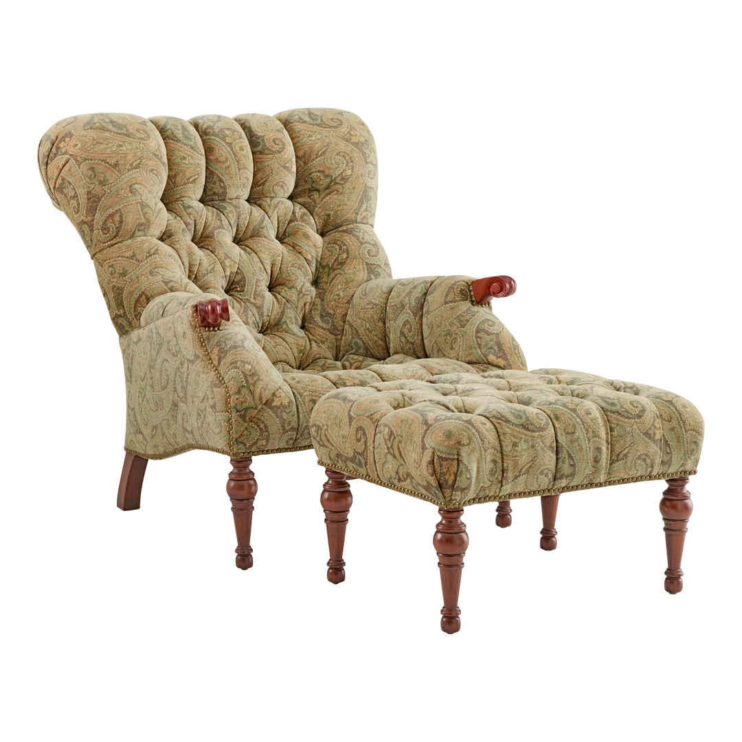 Leopold's Chair & Ottoman | Stickley Fine Upholstery | Seldens