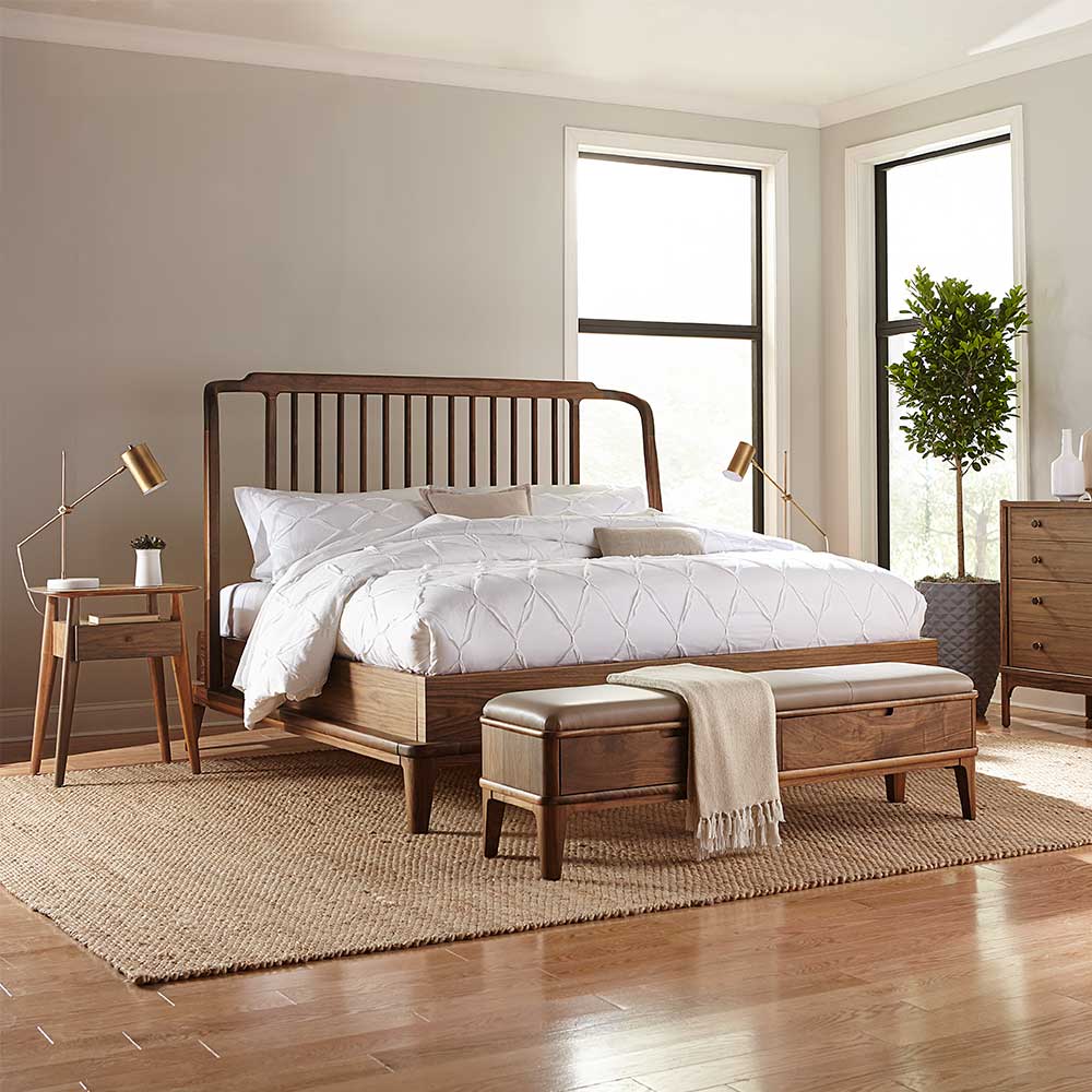 Walnut Grove Spindle Bed Bedroom Stickley