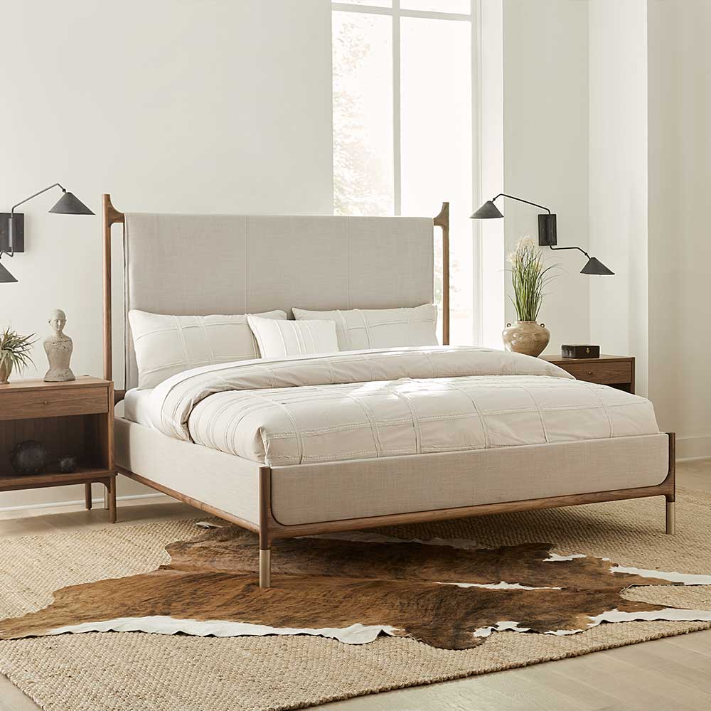 Walnut Grove Upholstered Bed Bedroom Stickley