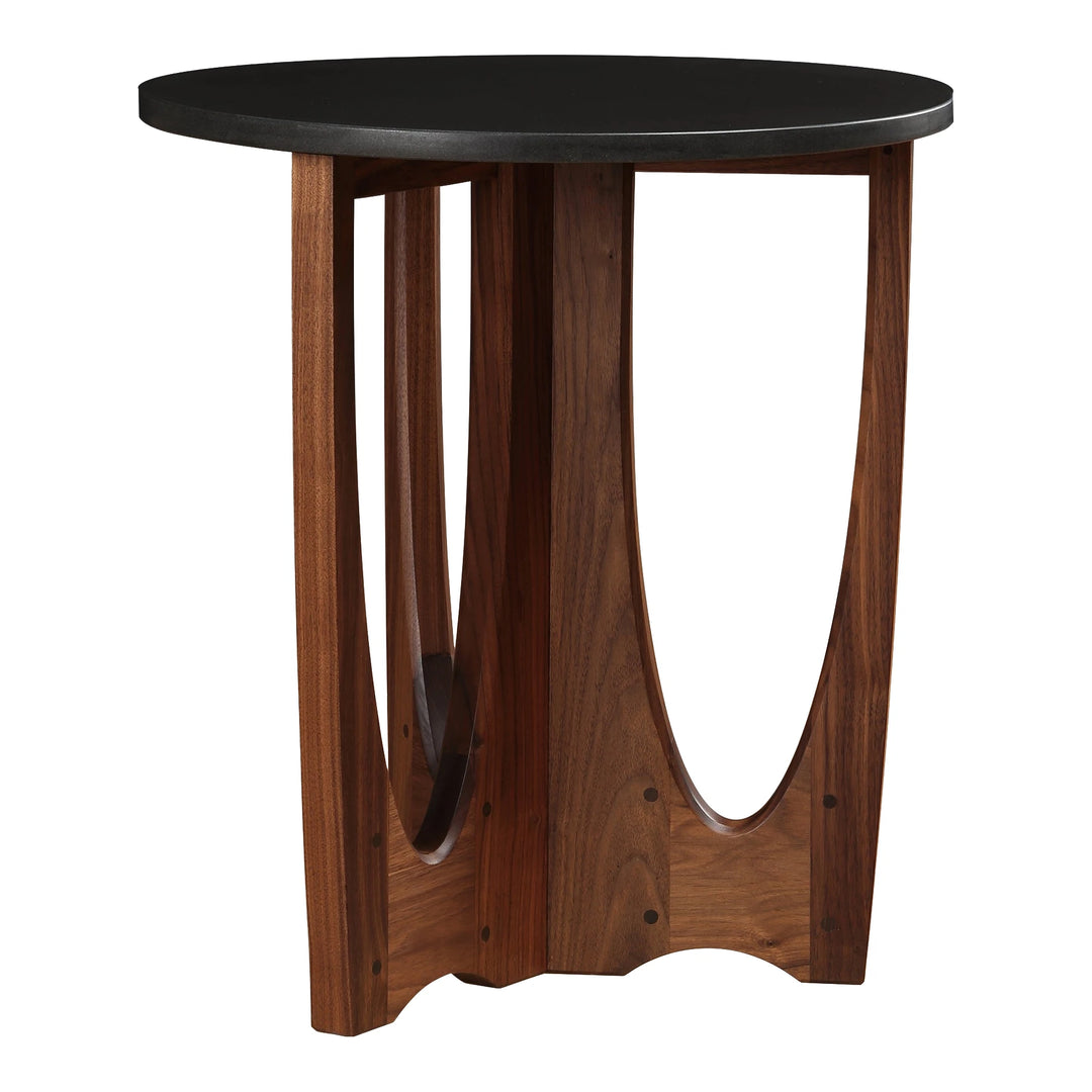 Walnut Grove Round Lamp Table Living Room Stickley Stone