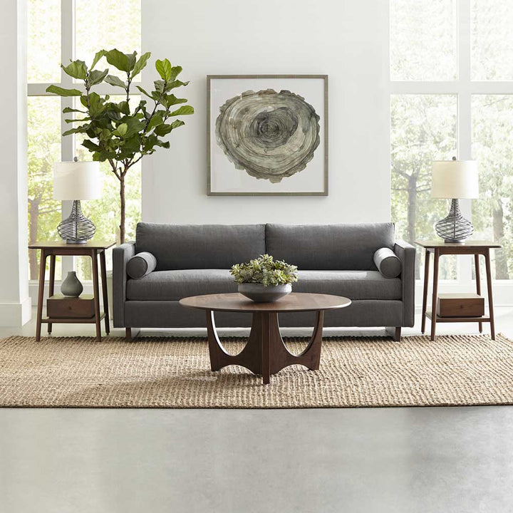 Walnut Grove Round Cocktail Table Living Room Stickley