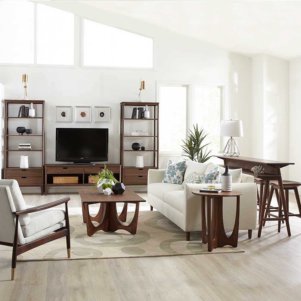 Walnut Grove Rectangle Cocktail Table Living Room Stickley