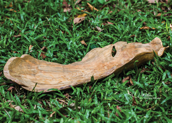 Teak Leaf Bowl Accessories Uttermost