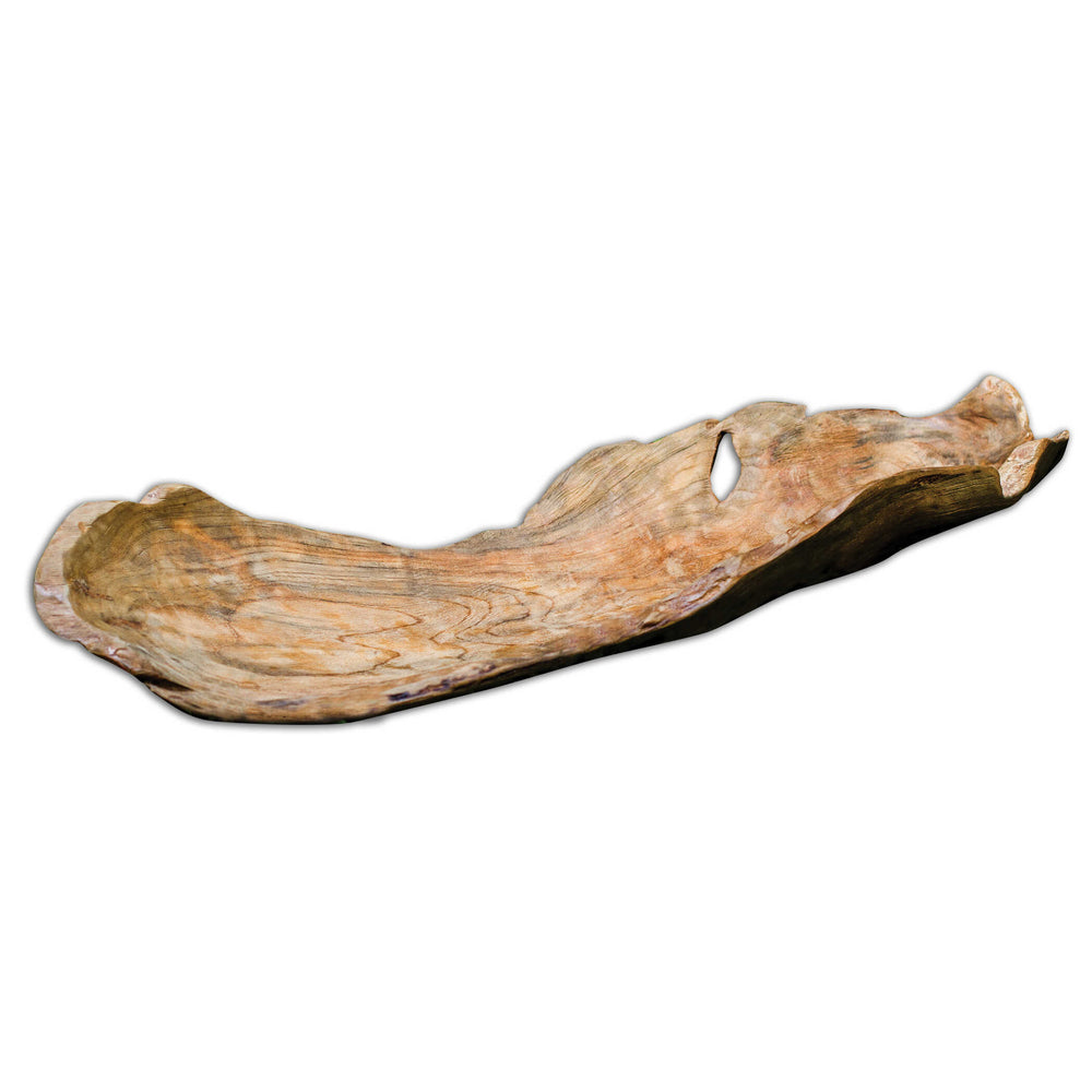 Teak Leaf Bowl Accessories Uttermost