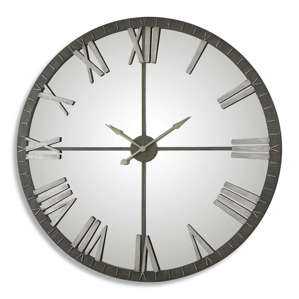 Amelie Large Bronze Wall Clock Accessories Uttermost