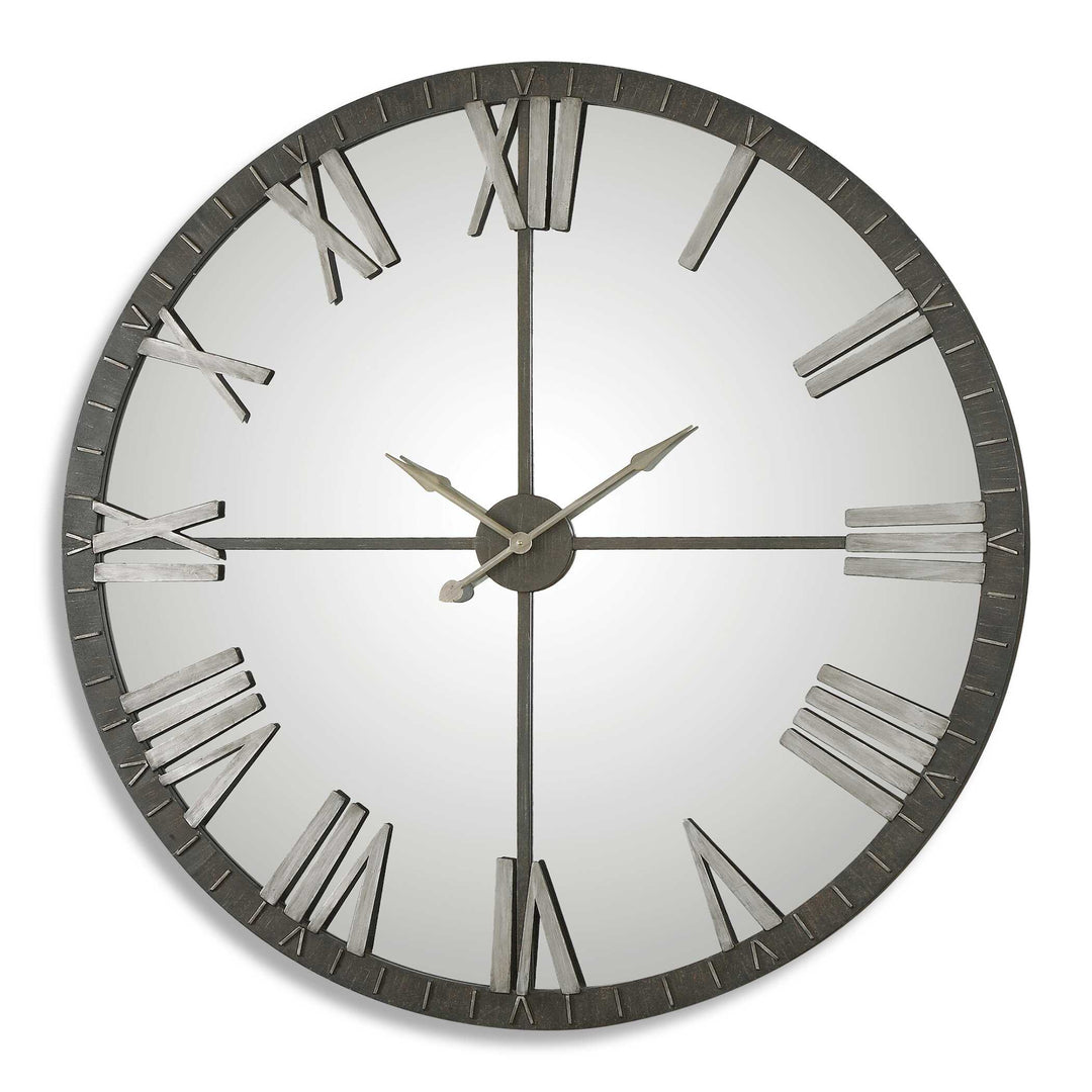 Amelie Large Bronze Wall Clock Accessories Uttermost