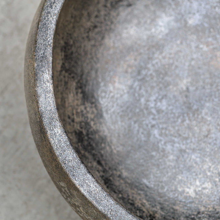 Brixton Aged Black Bowl Accessories Uttermost