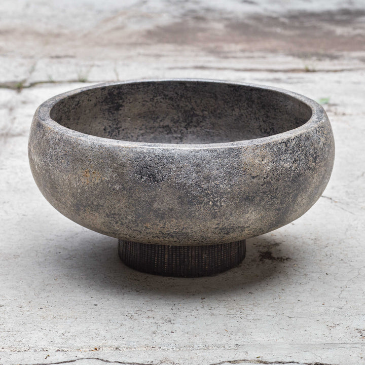 Brixton Aged Black Bowl Accessories Uttermost