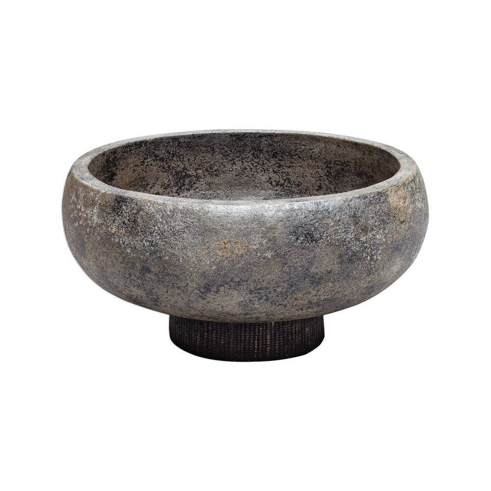 Brixton Aged Black Bowl Accessories Uttermost