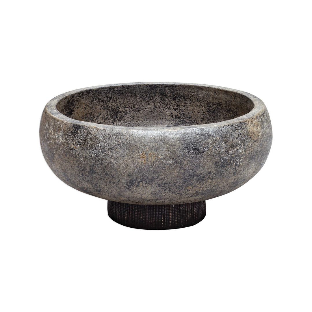 Brixton Aged Black Bowl Accessories Uttermost