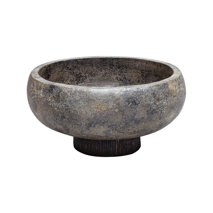 Brixton Aged Black Bowl Accessories Uttermost