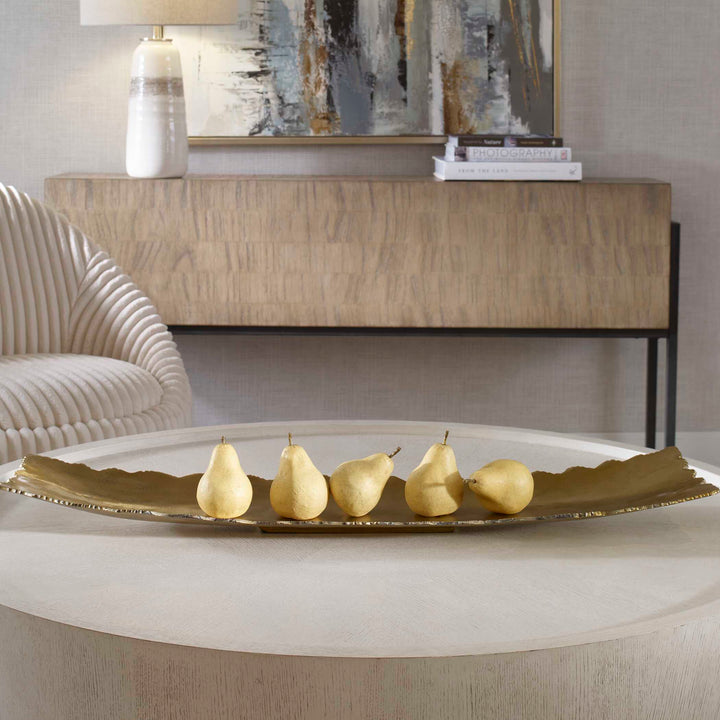Camilla Gold Tray Accessories Uttermost