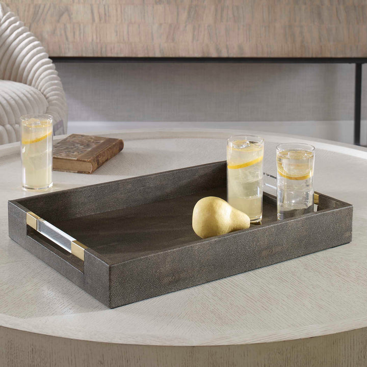 Wessex Gray Tray Accessories Uttermost