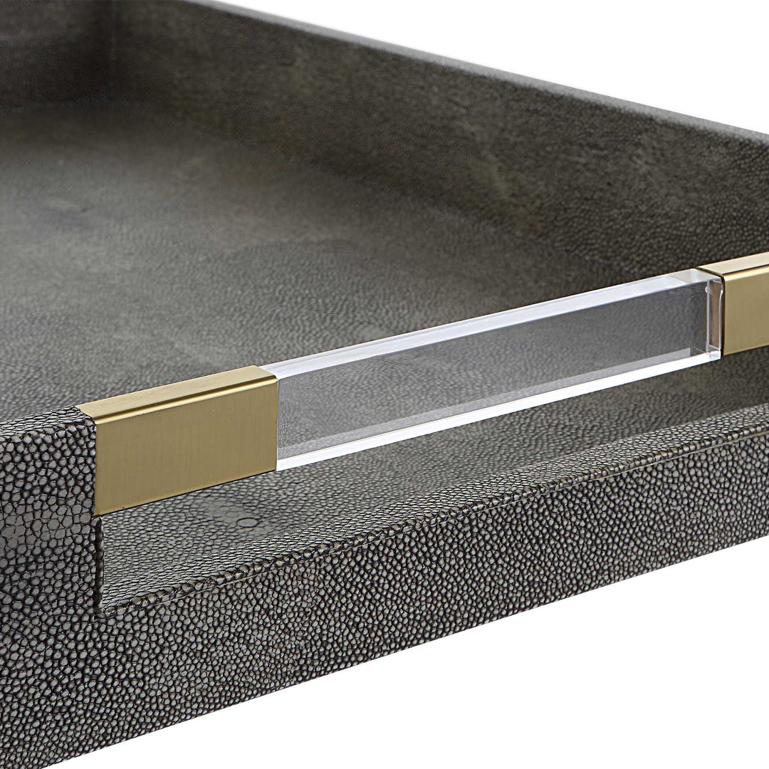 Wessex Gray Tray Accessories Uttermost