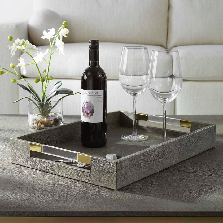 Wessex Gray Tray Accessories Uttermost