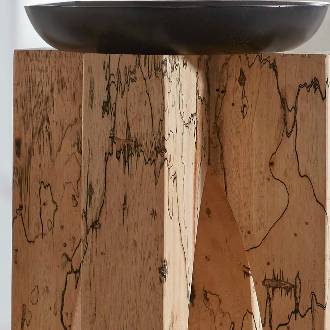 Ilva Wood Candleholders Set of 2 Accessories Uttermost