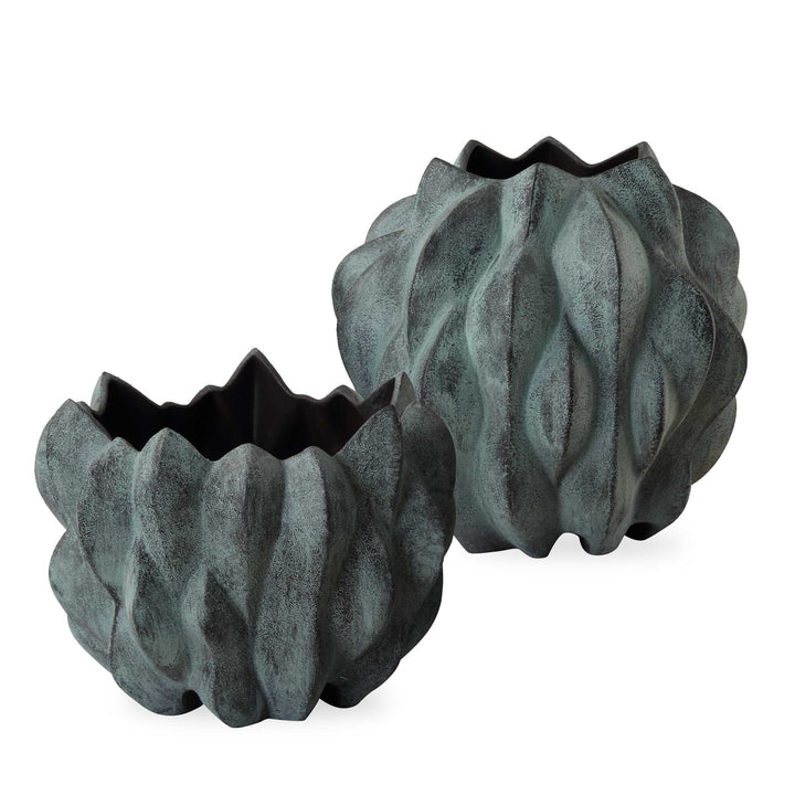 Verdant Bronze Vases Set of 2 Accessories Uttermost