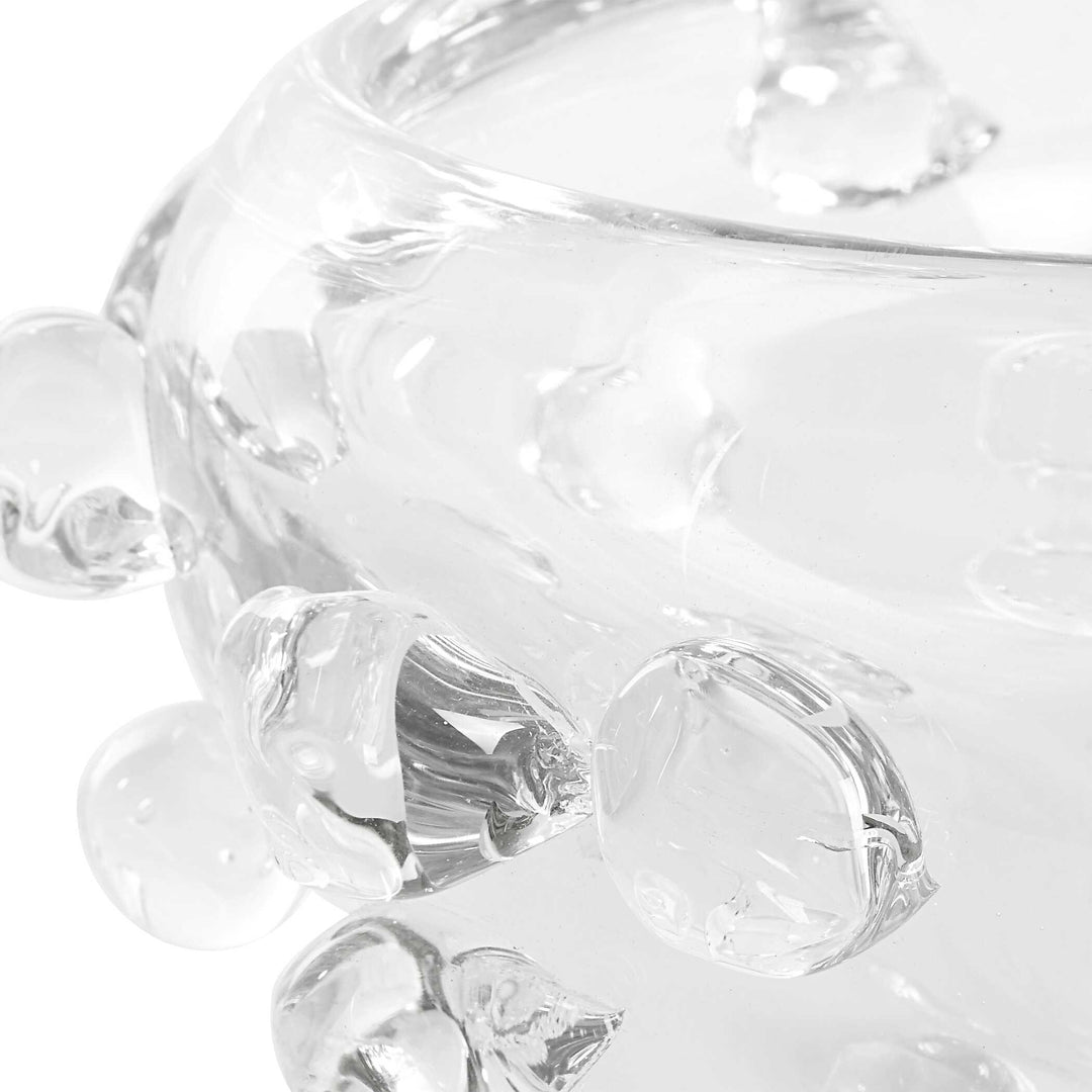 Aura Clear Glass Bowl Accessories Uttermost