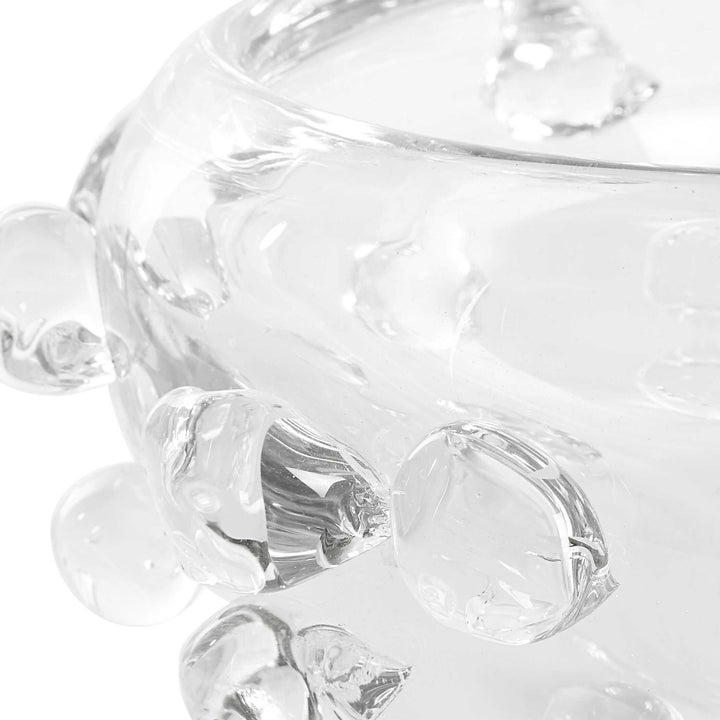Aura Clear Glass Bowl Accessories Uttermost