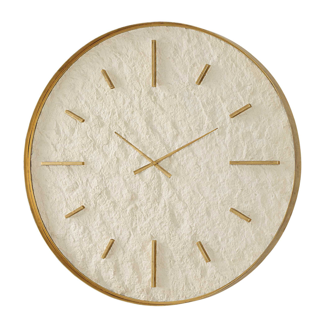 Stone Serenity Wall Clock Accessories Uttermost