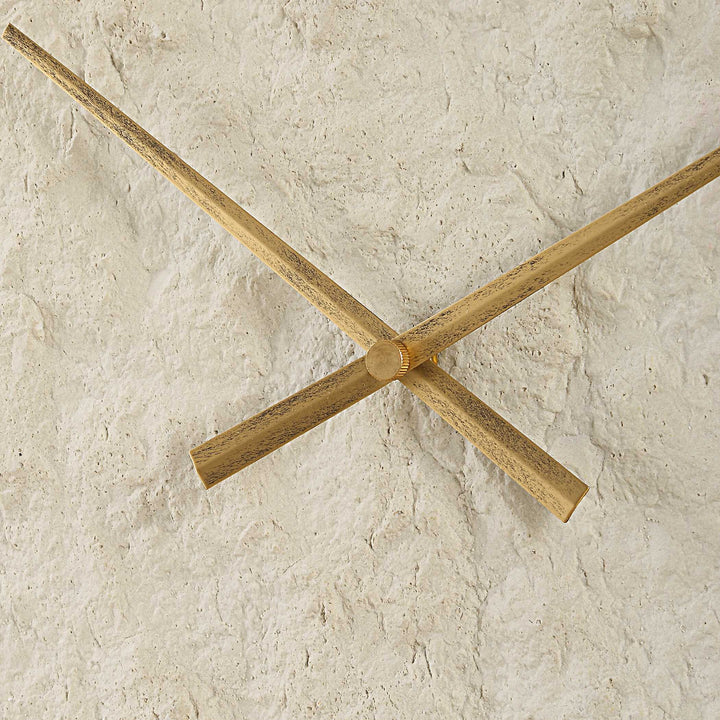Stone Serenity Wall Clock Accessories Uttermost