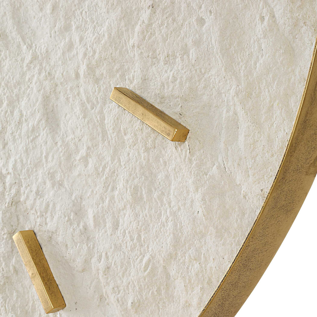 Stone Serenity Wall Clock Accessories Uttermost