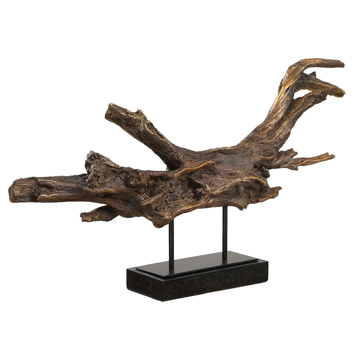Gilded Sculpture Branch Accessories Uttermost