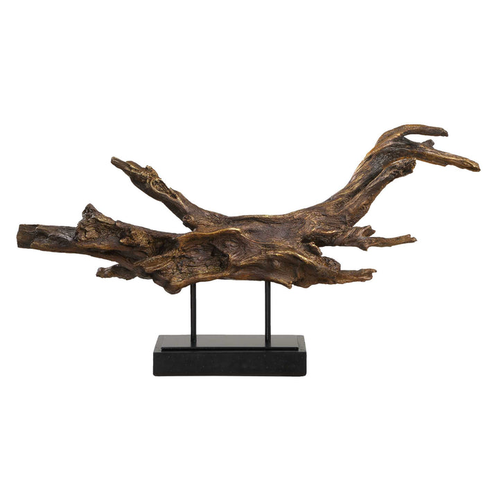 Gilded Sculpture Branch Accessories Uttermost