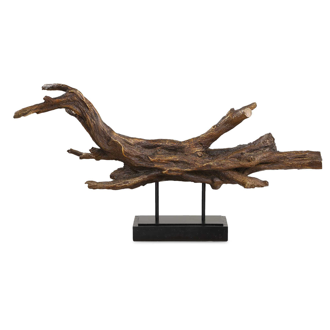 Gilded Sculpture Branch Accessories Uttermost