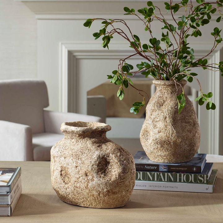 Ancient Echos Vases Set of 2 Accessories Uttermost