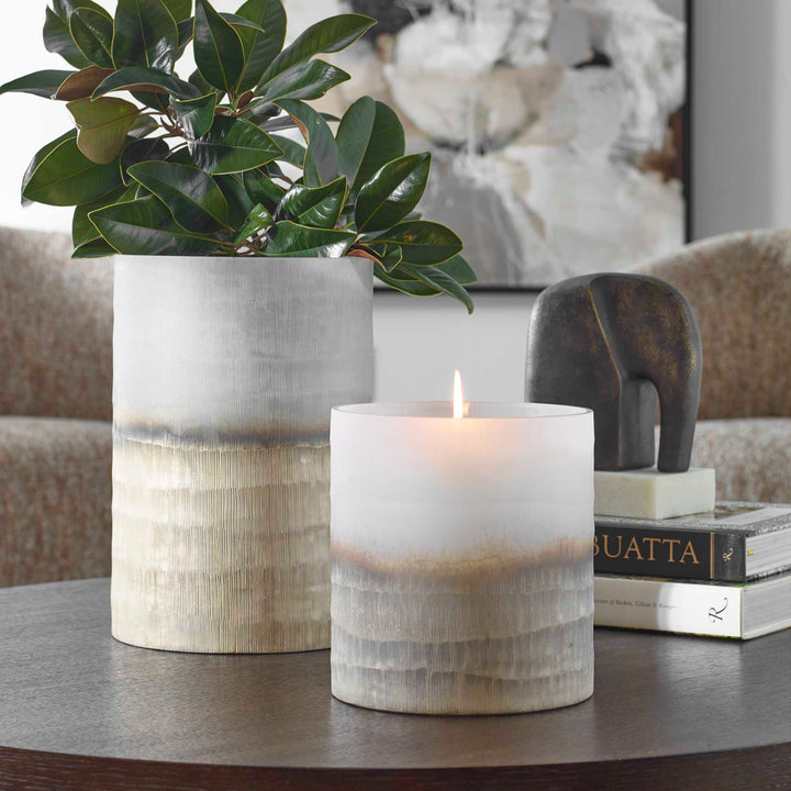 Ombra Modern Vases Set of 2 Accessories Uttermost