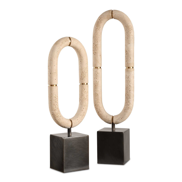 Oval Sculptures Fusion Set of 2 Accessories Uttermost