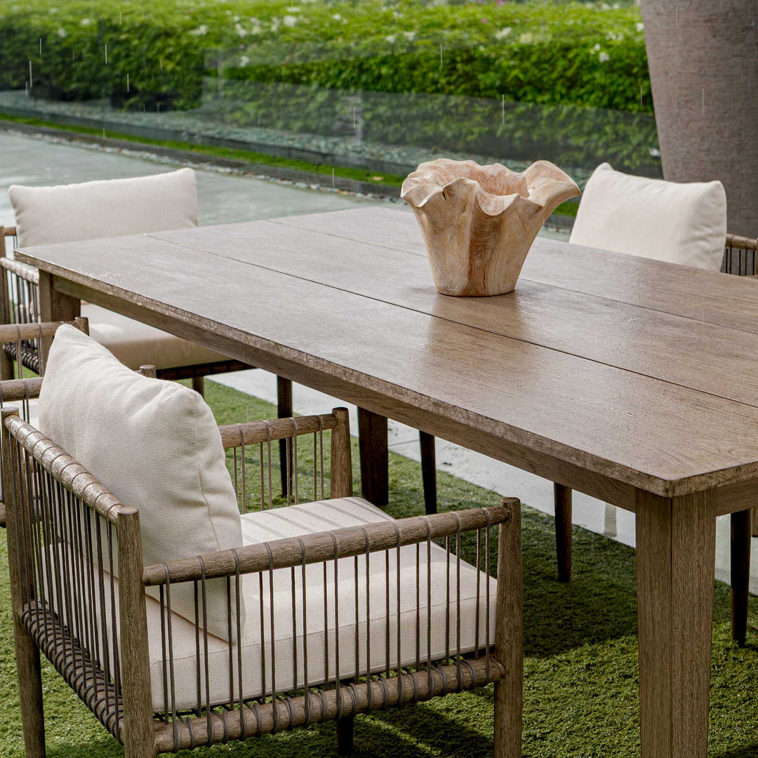 Teak Flow Natural Outdoor Bowl Accessories Uttermost