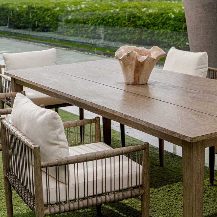 Teak Flow Natural Outdoor Bowl Accessories Uttermost