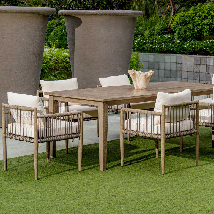 Teak Flow Natural Outdoor Bowl Accessories Uttermost