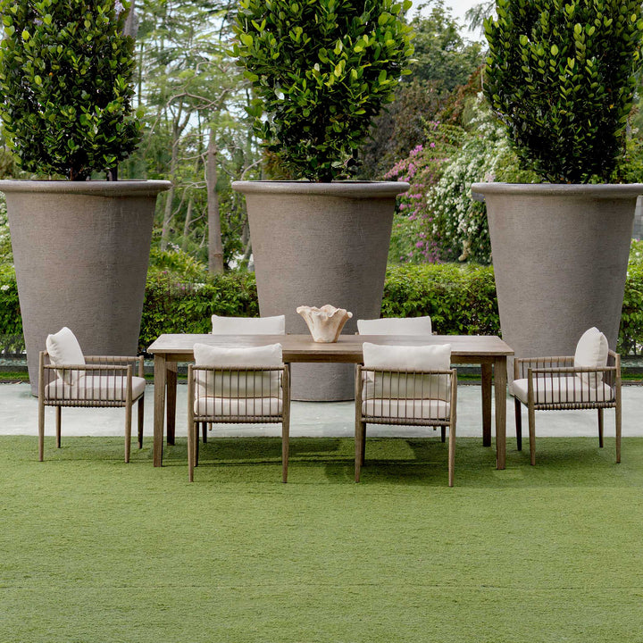 Teak Flow Natural Outdoor Bowl Accessories Uttermost