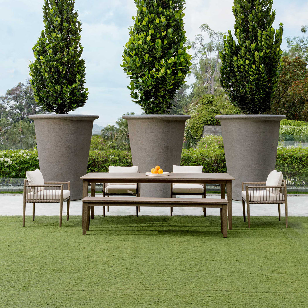 Travessa Outdoor Round Stone Tray Accessories Uttermost