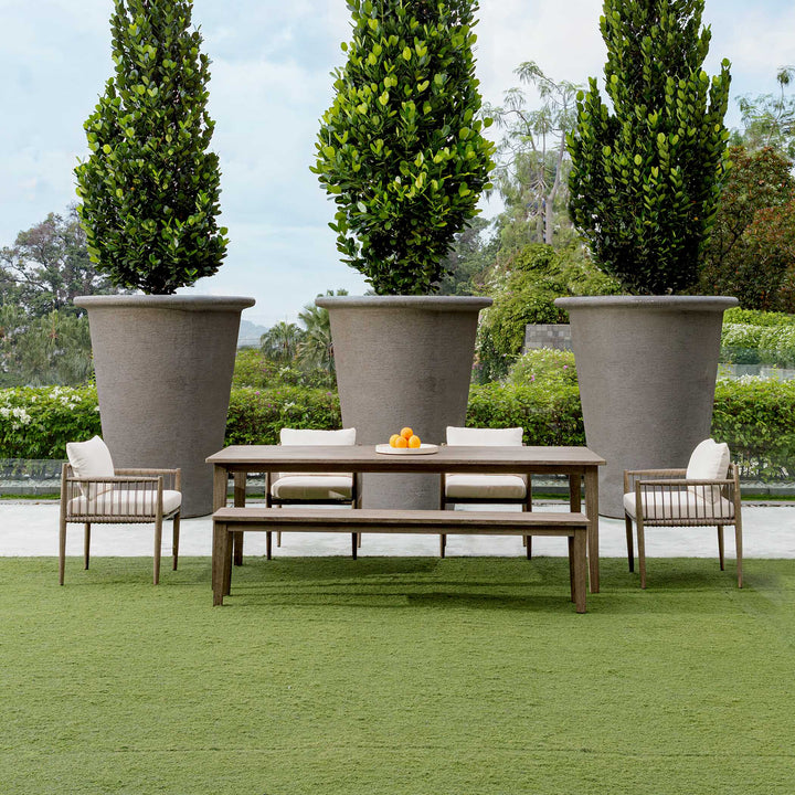Travessa Outdoor Round Stone Tray Accessories Uttermost