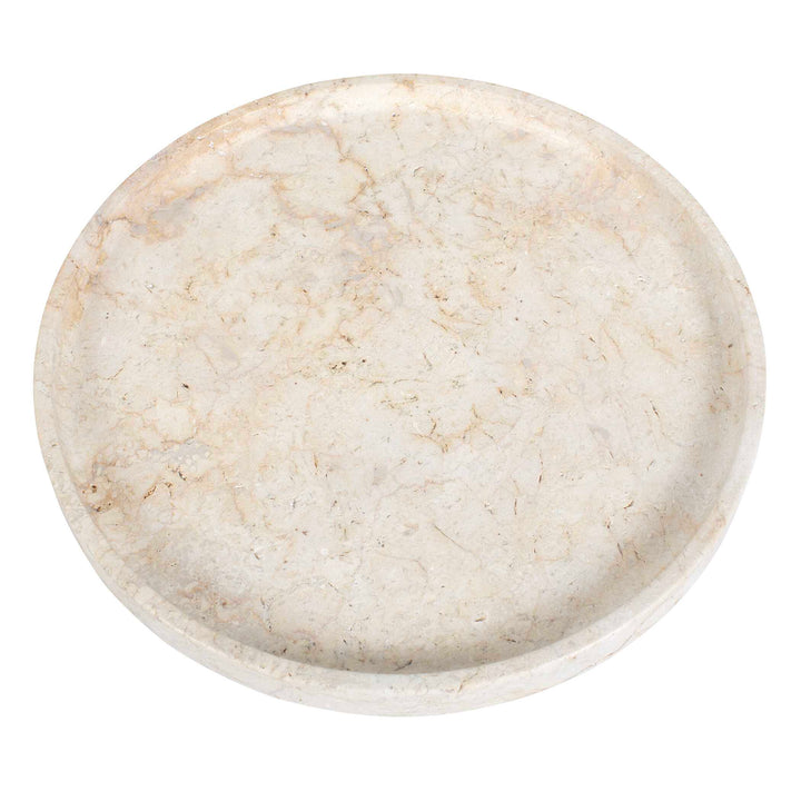 Travessa Outdoor Round Stone Tray Accessories Uttermost