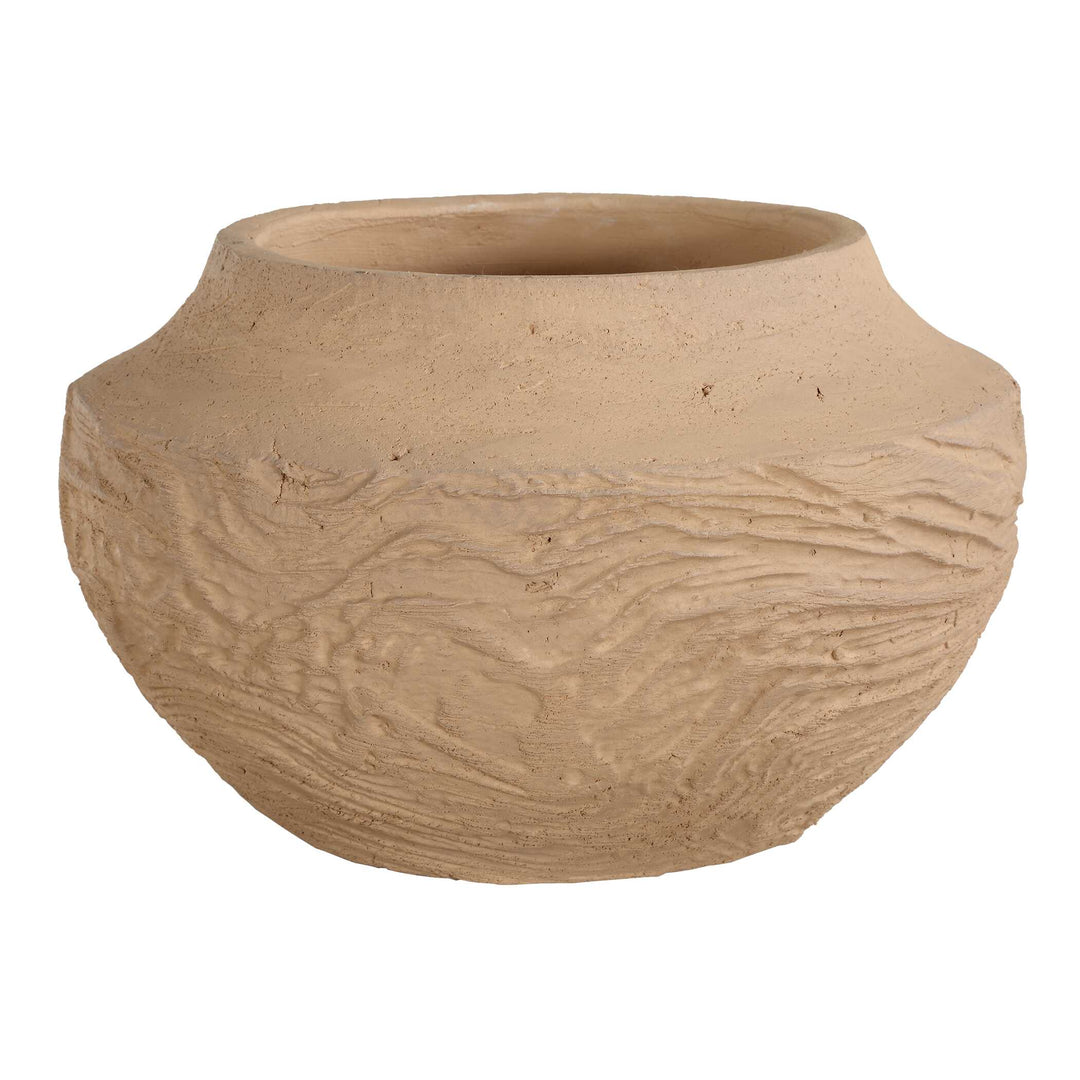 Sandstone Flow Small Terracotta Vase Accessories Uttermost