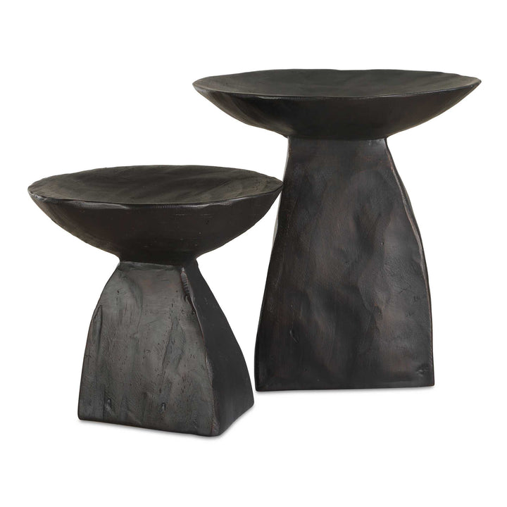 Shadow Pedestal Bowls Set of 2 Accessories Uttermost