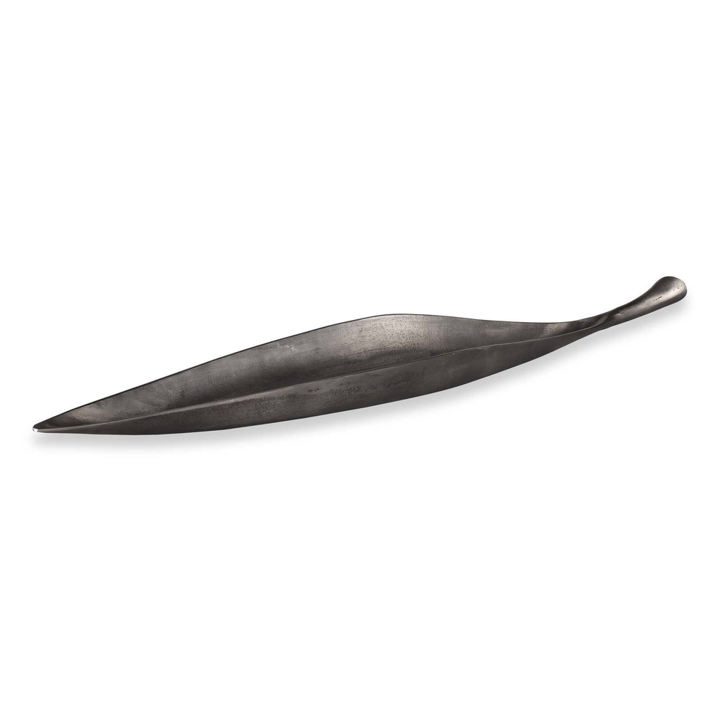 Leaflet Dark Nickel Outdoor Bowl Accessories Uttermost