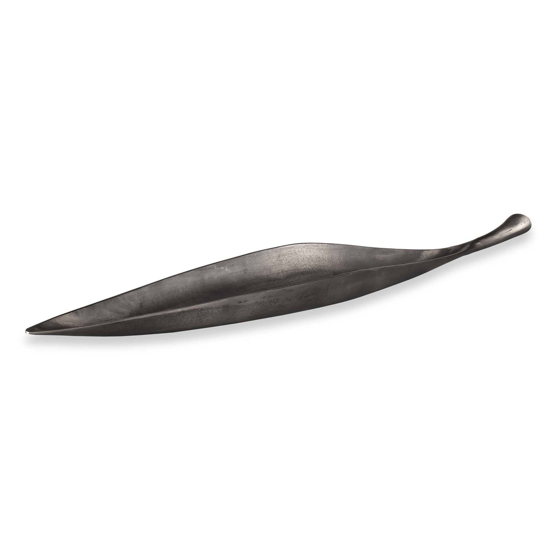 Leaflet Dark Nickel Outdoor Bowl Accessories Uttermost