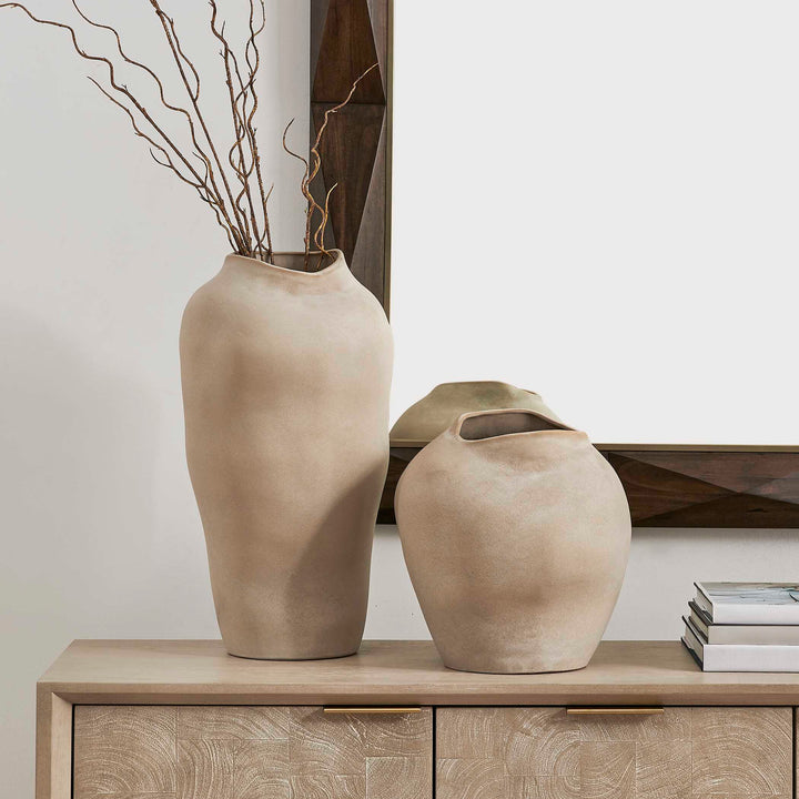 Shadow Play Indoor-Outdoor Vases, Set of 2 Accessories Uttermost