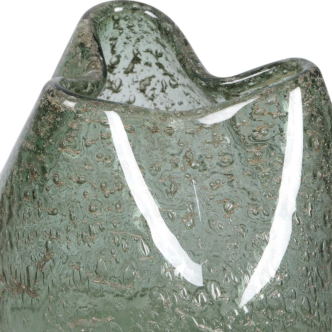 Chianti Seeded Glass Vases Set of 2 Accessories Uttermost