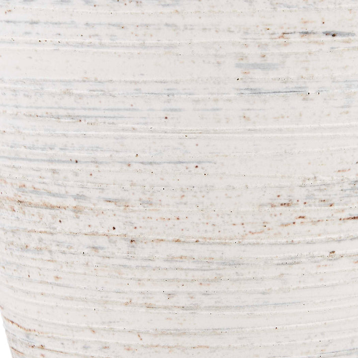 Inara Indoor-Outdoor White Vases Set of 2 Accessories Uttermost