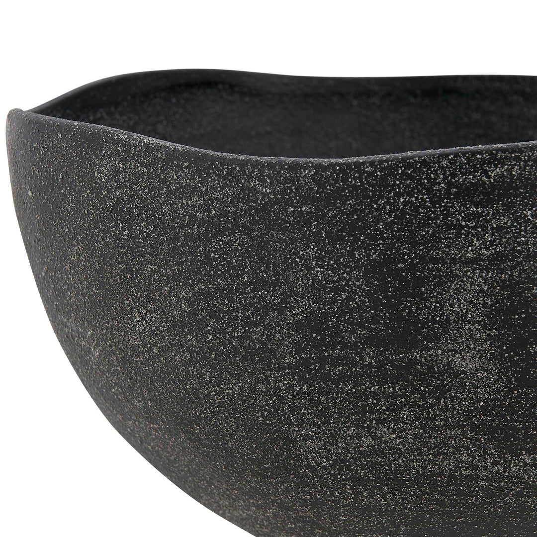 Komorebi Indoor-Outdoor Black Bowl Accessories Uttermost