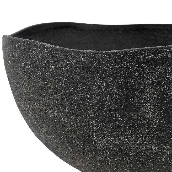 Komorebi Indoor-Outdoor Black Bowl Accessories Uttermost