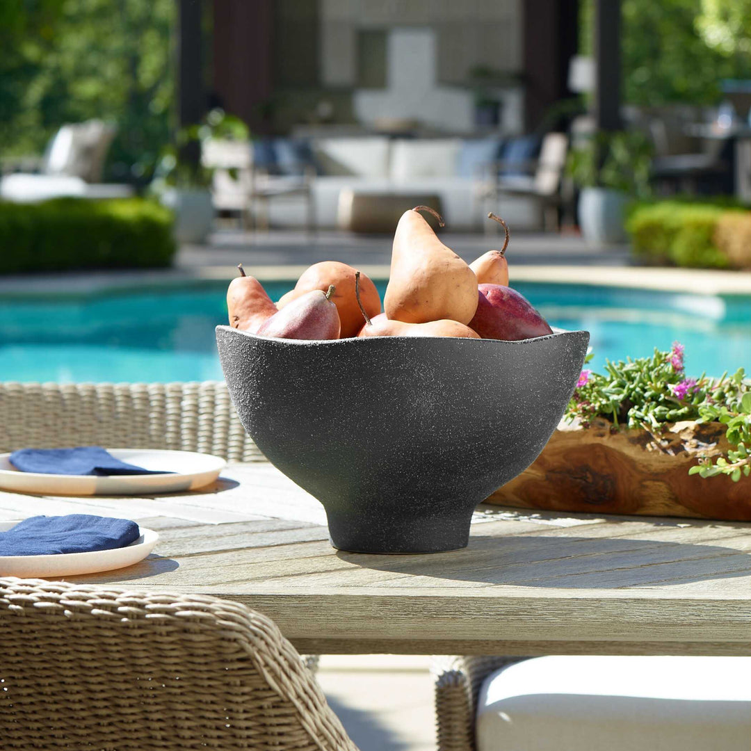 Komorebi Indoor-Outdoor Black Bowl Accessories Uttermost